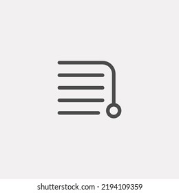 Blinds icon sign vector,Symbol, logo illustration for web and mobile