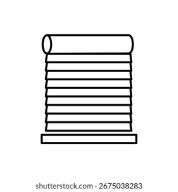 Blinds icon simple vector isolated symbol trendy style illustration for web and app..eps