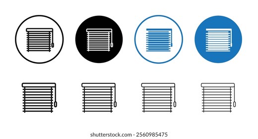 Blinds icon Symbol mark in filled style