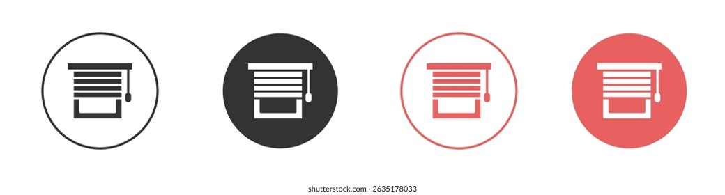 Blinds icon vector design template simple and clean style