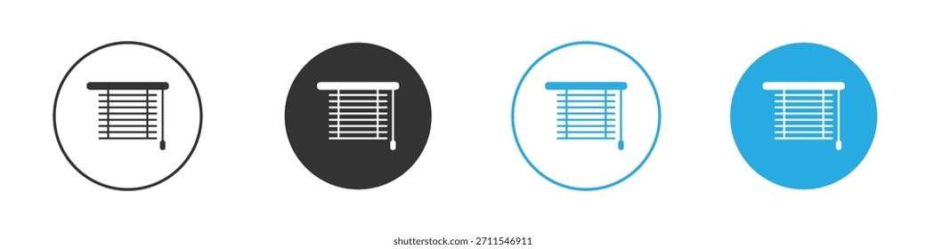 Blinds-Symbol für Web, mobile.Vektorgrafik