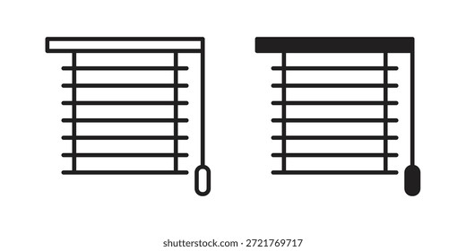 Blinds icon for your website design, logo, app, UI. EPS10