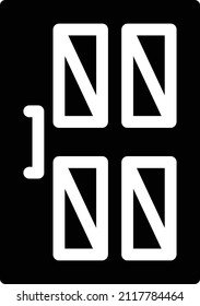 blinds Vector illustration on a transparent background. Premium quality symbols. Glyphs  vector icon for concept and graphic design.