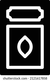 ciega la ilustración del vector en un fondo transparente. Símbolos de calidad premium. Icono vector glifos para concepto y diseño gráfico.