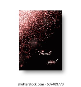 Bling background with shining light. Burst vector on a black backdrop.