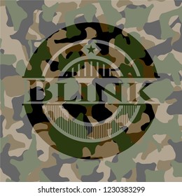 Blink camouflaged emblem