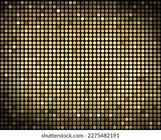 Blink golden abstract sparkling disco style background vector illustration