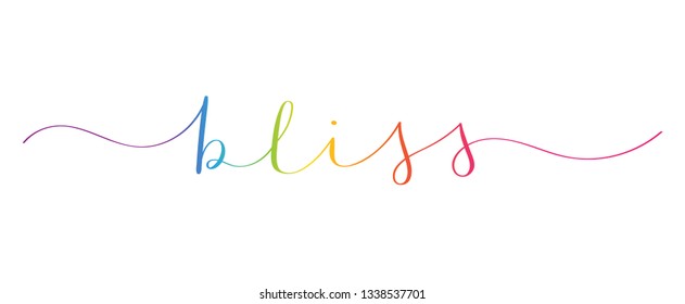 BLISS Brush Calligraphy Banner