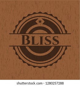 Bliss wood icon or emblem