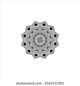 Blissful Mindfulness Art Mandala Coloring Book, Book Interior. Peaceful Petals, Ability to Relax, Harmonious Haven, Peaceful.