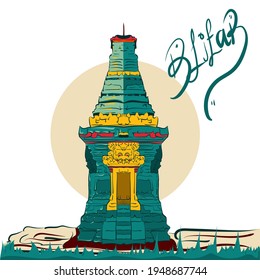 Blitar city icon, East Java, Indonesia