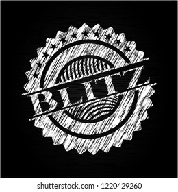 Blitz on blackboard