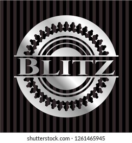 Blitz silvery badge