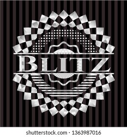Blitz silvery badge