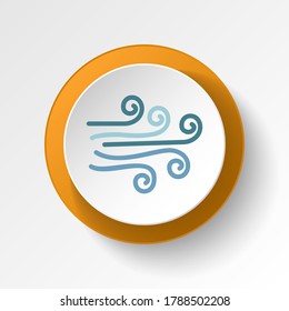 Blizzard color icon. Elements of winter wonderland multi colored icons. Premium quality graphic design icon