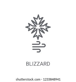 Blizzard icon. Trendy Blizzard logo concept on white background from Weather collection. Suitable for use on web apps, mobile apps and print media.