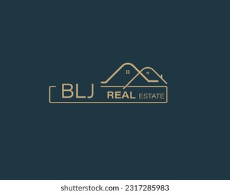 BLJ Real Estate and Consultants Logo Design Vectors images. Luxury Real Estate Logo Design
