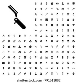 Bllade razor icon illustration isolated vector sign symbol. editable barber icons vector set.