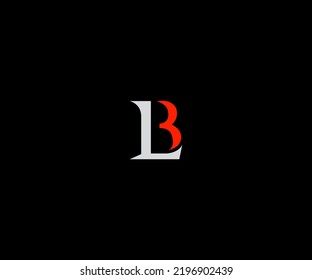 BL,LB letter logo design on luxury background. BL,LB monogram initials letter logo concept. LB,BL icon design. BL,LB