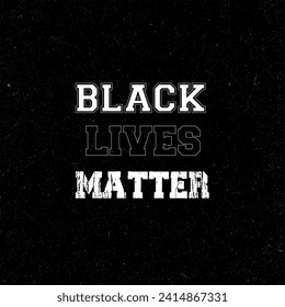 BLM! Vintage typography slogan print for graphic tee t shirt or sweatshirt - Vector