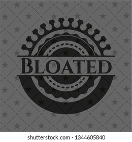 Bloated realistic dark emblem