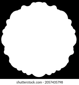 Blob, blot shape element. Ink stain, inkblot