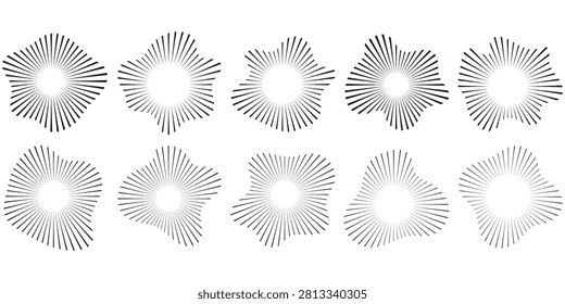 Blob Circular Sound Wave Set