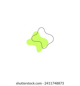 blob element vector light green color green
