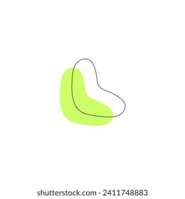 blob element vector light green color green