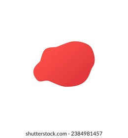 elemento blob con un motivo de forma de agua abstracto