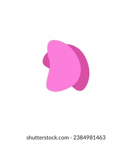 blob element with a water shape motif botanical