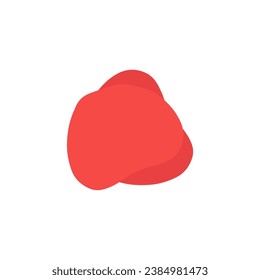 blob element with a water shape motif minimal