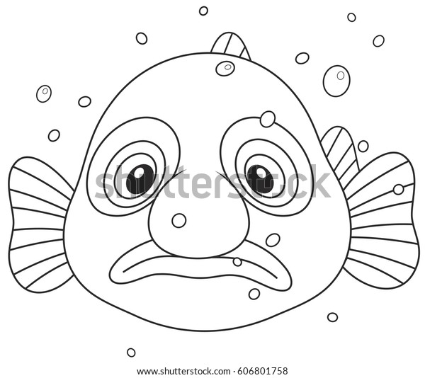 Blob Fish Stock Vector (Royalty Free) 606801758