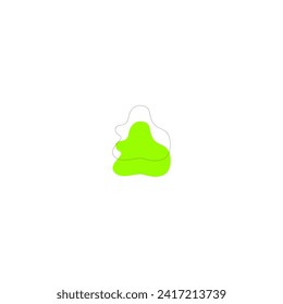 blob of green slime with shadow green