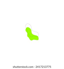 blob of green slime with shadow green