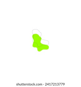 blob of green slime with shadow green