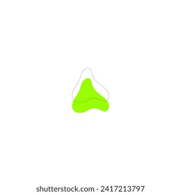 blob of green slime with shadow green