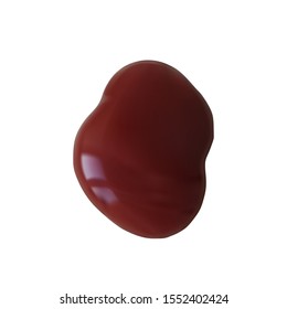 A blob of ketchup. Vector illustration. Bright tomato paste.