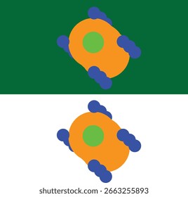 Blob like creature icon design for your website