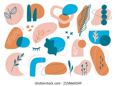 Blob, Memphis, Abstract Shape Doodle Design Element Vector Illustration