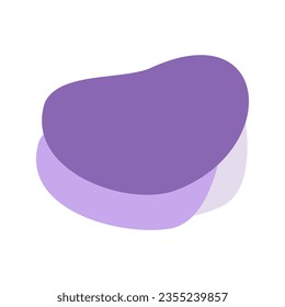 Blob organic shape for copy space. abstract fluid wave shape for element banner and flyer. Blob round shape simple for graphic ad design. Vector illustration