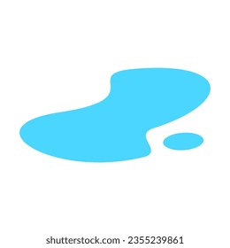 Blob organic shape for copy space. abstract fluid wave shape for element banner and flyer. Blob round shape simple for graphic ad design. Vector illustration