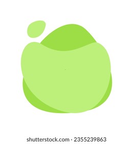 Blob organic shape for copy space. abstract fluid wave shape for element banner and flyer. Blob round shape simple for graphic ad design. Vector illustration
