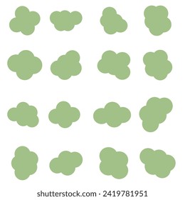  Blob organic shape vector circle irregular random form. Organic blob round abstract shape bubble 5 4 3