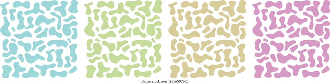 Blob Patterns for Pet Branding design