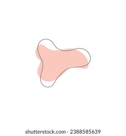 blob set hand draw elements modern