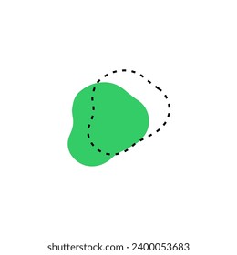 blob set hand drawn vector elements sketch