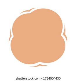 blob shape brown pastel soft for banner copy space, aqua background, cocoa brown milk blob splash on white, water blobs droplet wave shape for banner, milk blob simple for graphic ad design, vector