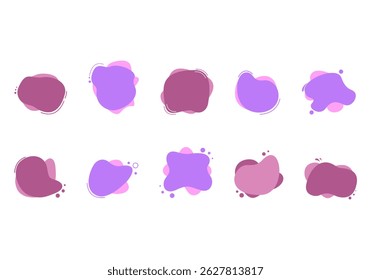 Blob Shape Text Box Element