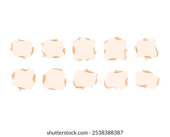 Blob Text Box Element Set